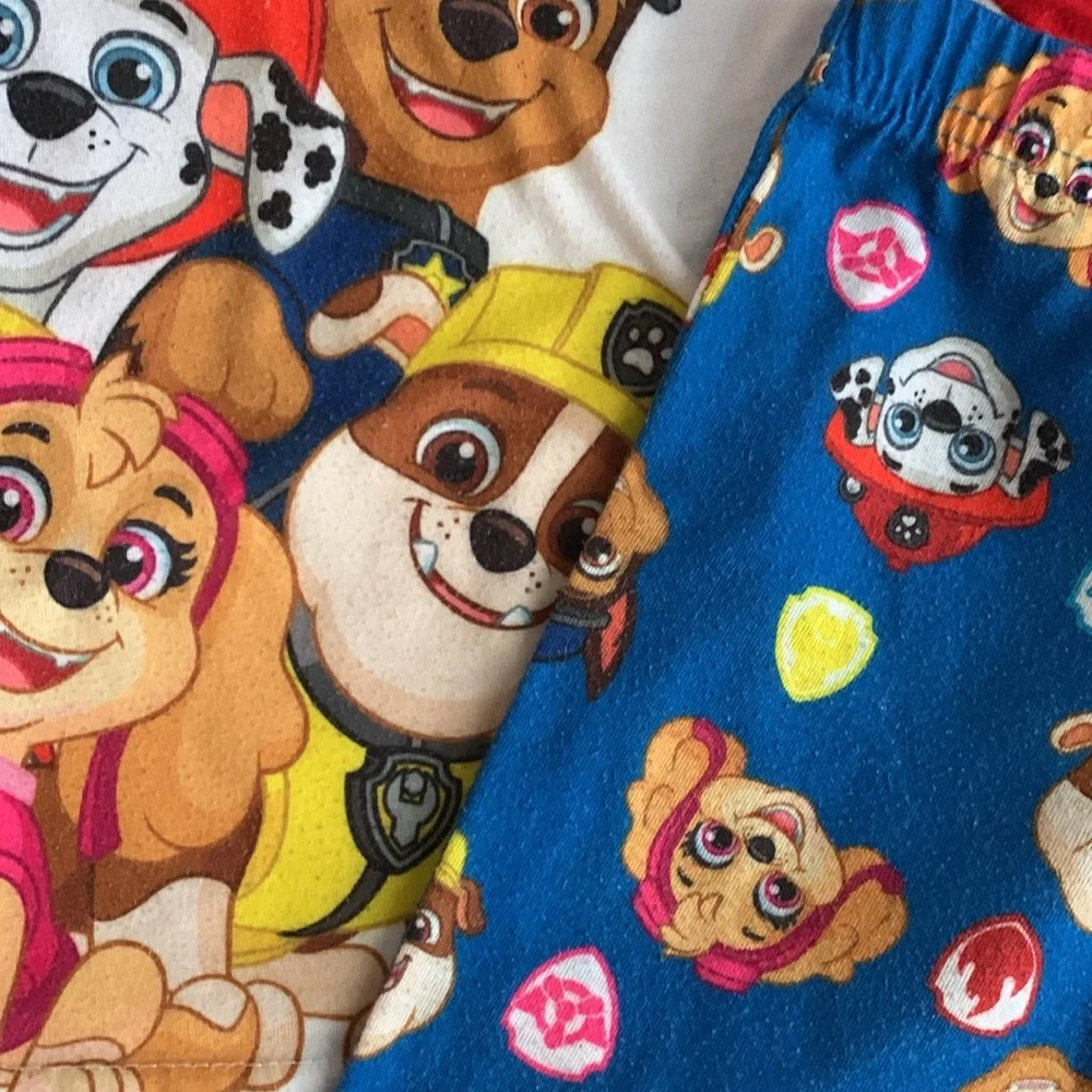 Nickelodeon Paw Patrol PJ Bundle Footed, Fleece & Short Sleeve Matching Set 2T